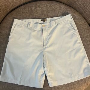 Peter Millar Sky Blue Flat Front Shorts
